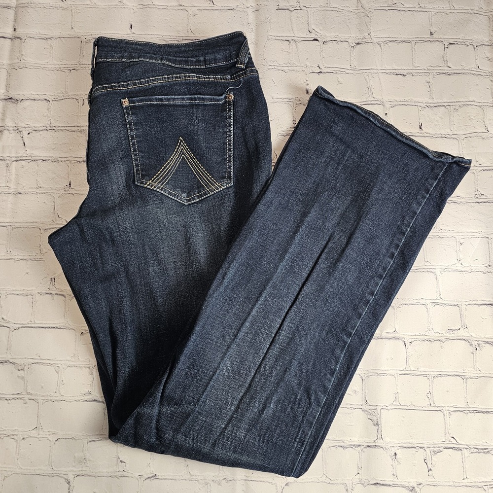dELIA*s Jeans 15/16 (35x33) LONG Reese Straight Dark Wash Y2K Mid Rise